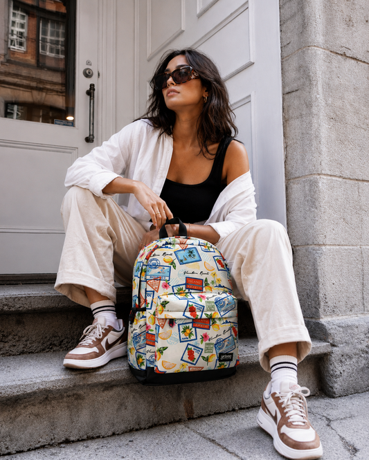 Wanderlust Canvas Backpack