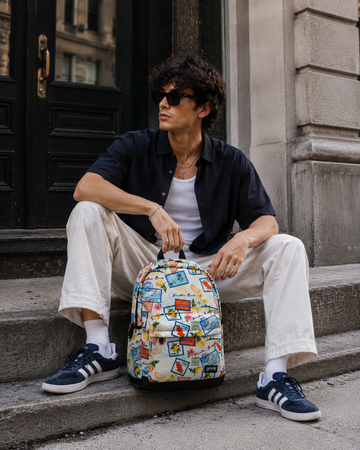 Wanderlust Canvas Backpack