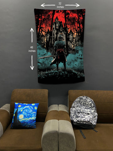 Haunted House Samurai Flag