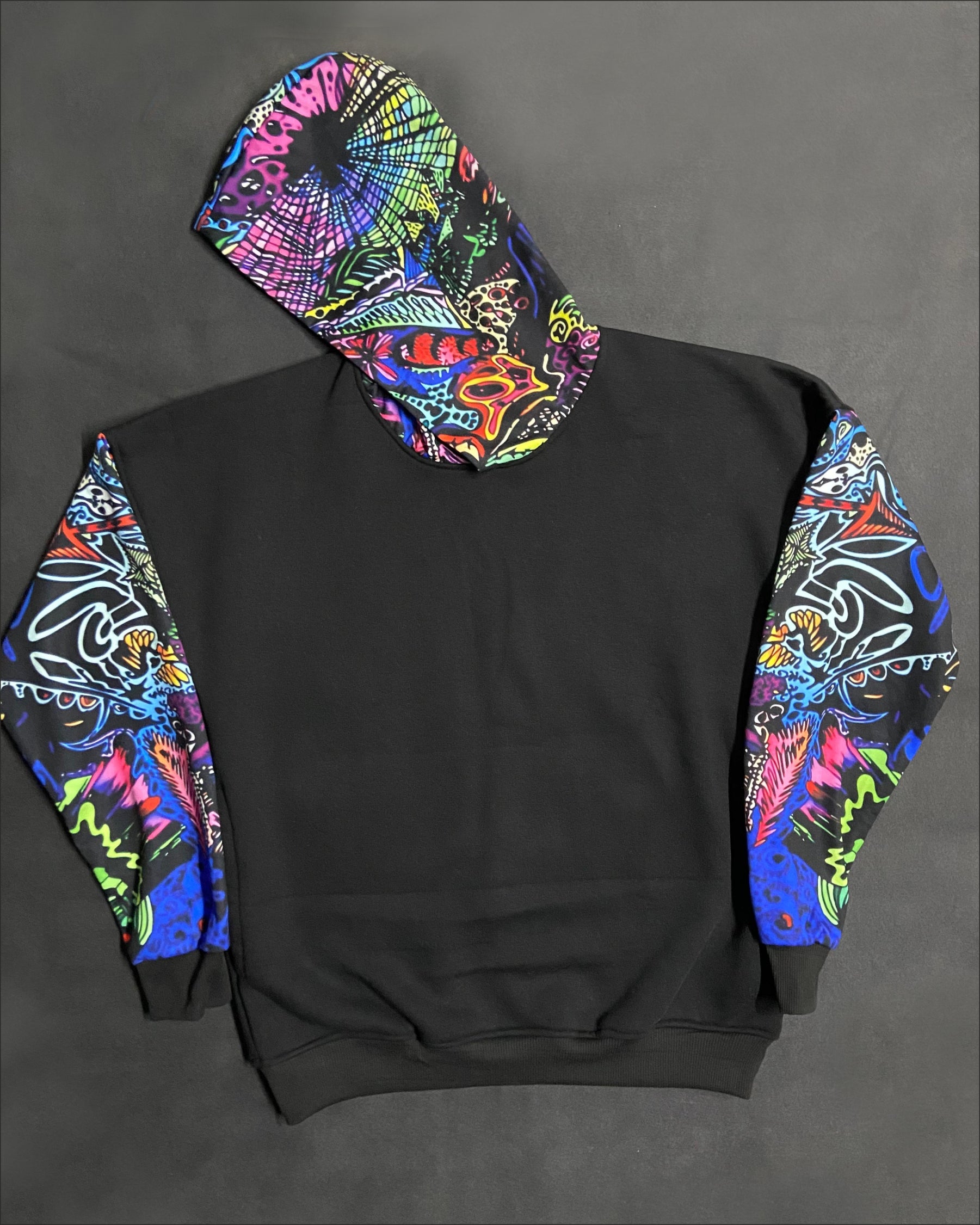 Acid Trip Drop Shoulder Hoodie