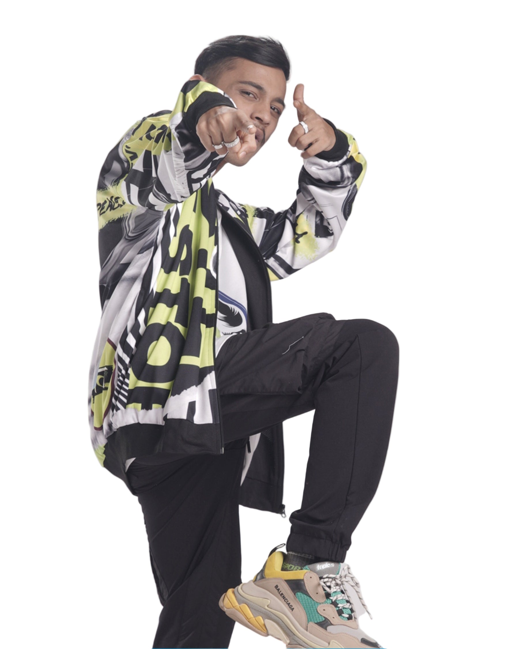 Hustle Rap Revolution Bomber Jacket - Main Image