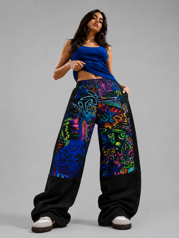 Acid Trip Y2K Street Pants Women