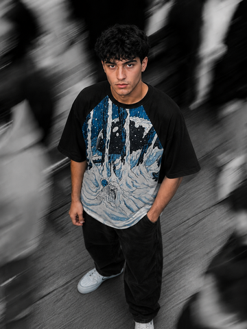 Astro Yeti Oversized Raglan T-shirt