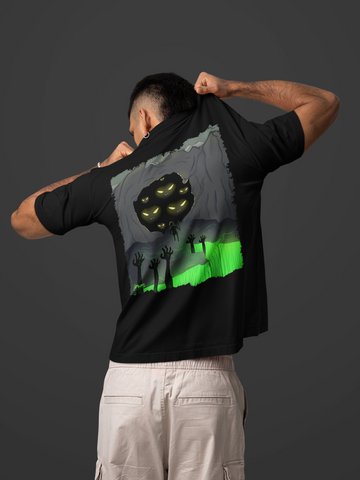 Inside Dead Caves 100% Cotton Oversized t-shirt