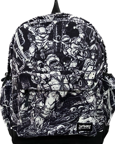 Ninja Turtles Retro Sketch Canvas Backpack