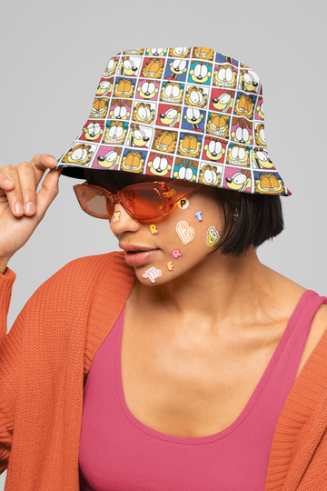 Garfield Grid Bucket Hat