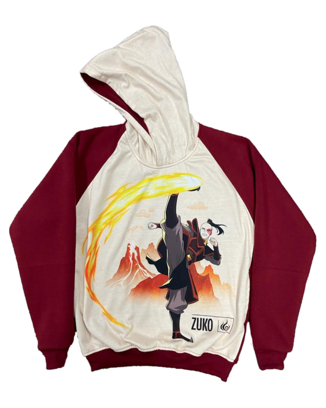 Zuko Fire Kick Avatar Last Airbender Hoodie 