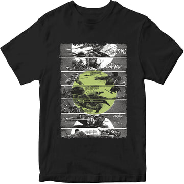 Ninja Turtles Combat Comics 100% Cotton T-shirt