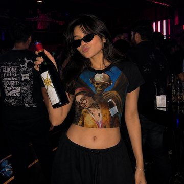 Dear Wine Crop Top