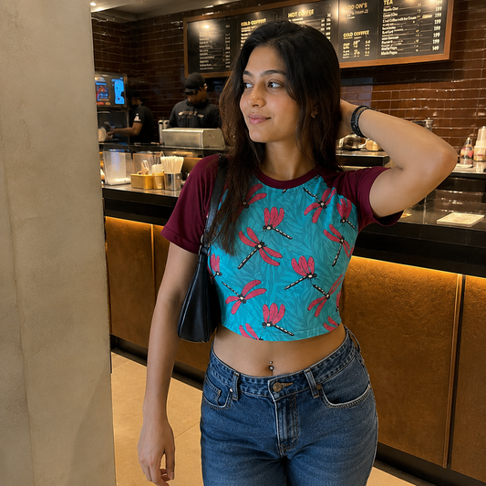 Dragonfly Crop Top