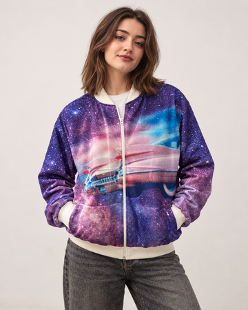 Drip Trip Bomber Jacket women
