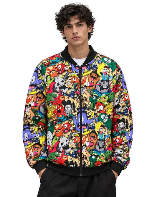Cute Monsters Bomber Jacket