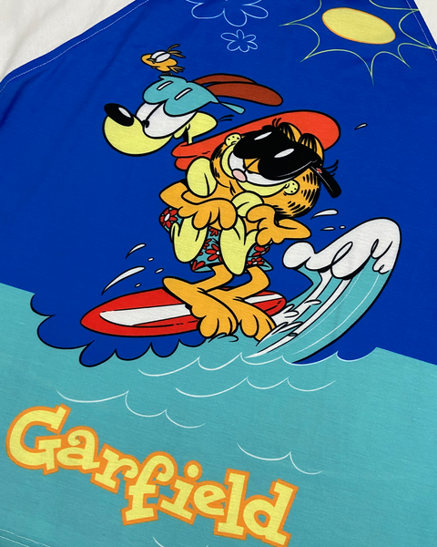 Surfing Garfield Oversized Raglan T-shirt