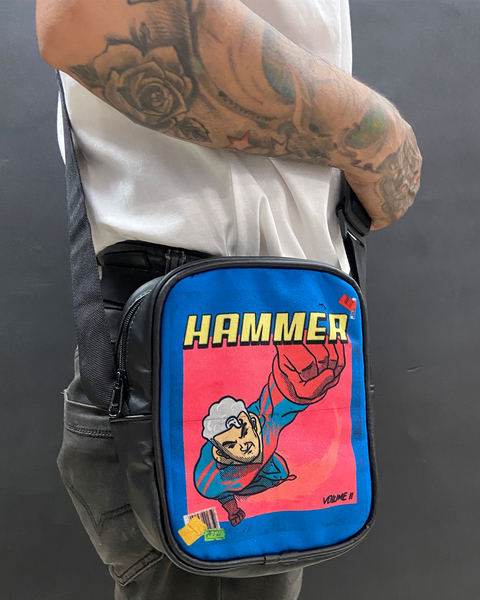 Hammer Faux Leather Side Sling Bag