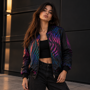 Illusion Bomber Jacket women