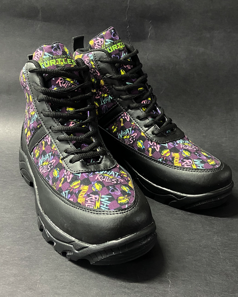 Ninja Turtles What Rules? High Top Canvas Sneakers