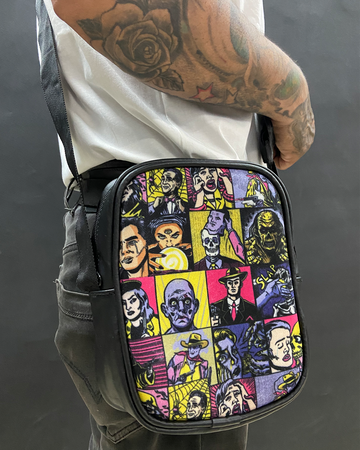 Killer Comics Faux Leather Side Sling Bag