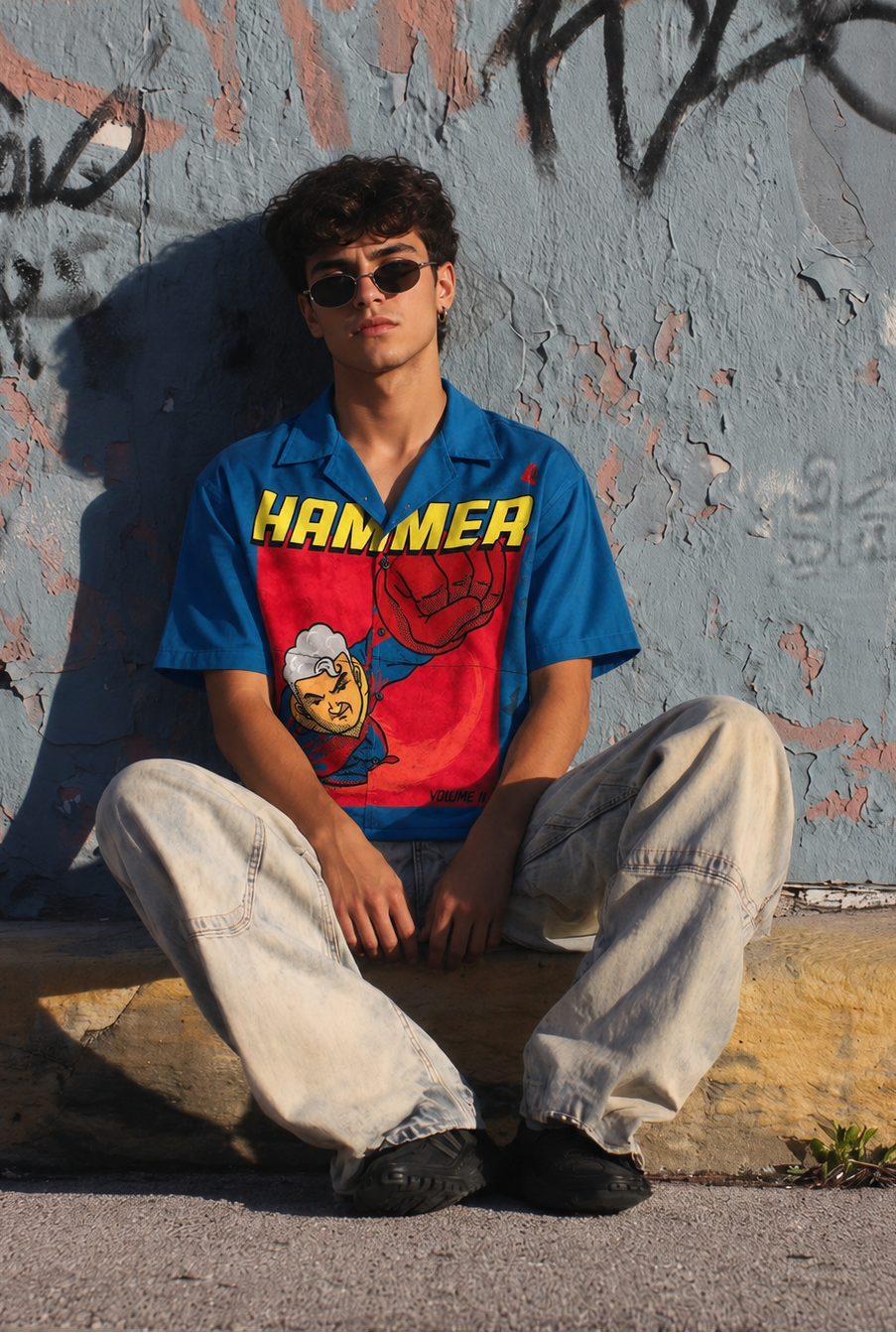 men hammer shirt