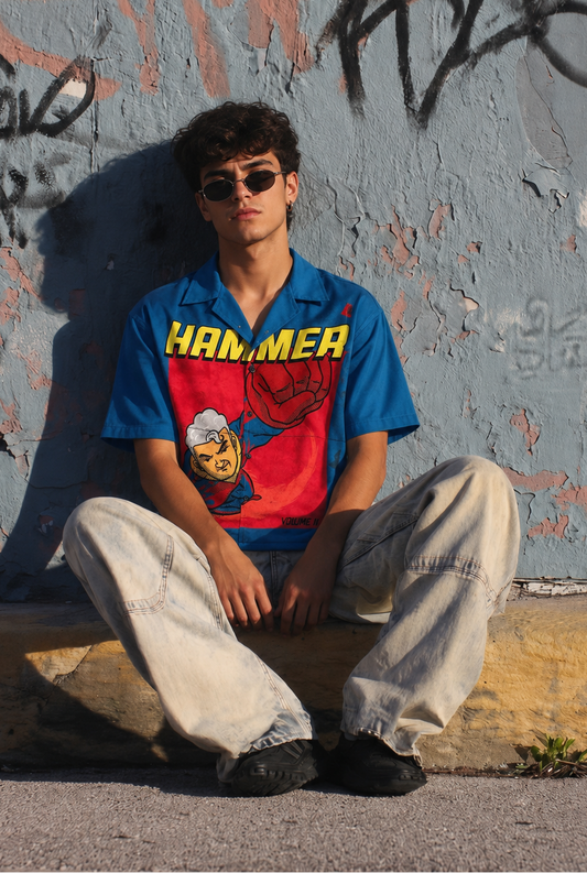 men hammer shirt
