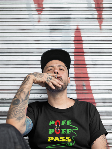 Puff Puff Pass 100% Cotton T-shirt