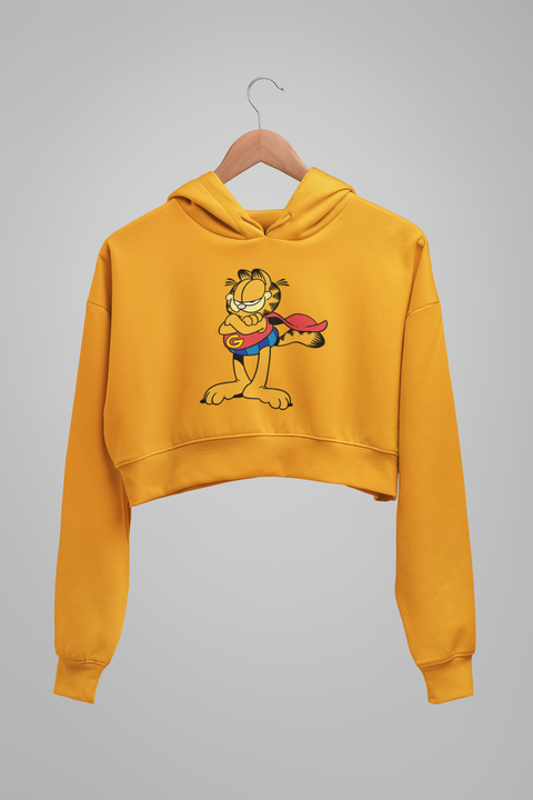 Super Garfield Cropped Hoodie