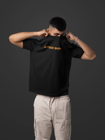 Attack Shyp 100% Cotton Oversized t-shirt