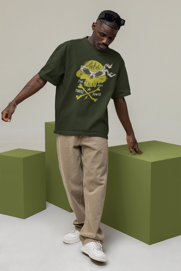 Rebel Ninja Turtles Oversized 100% Cotton Tshirt