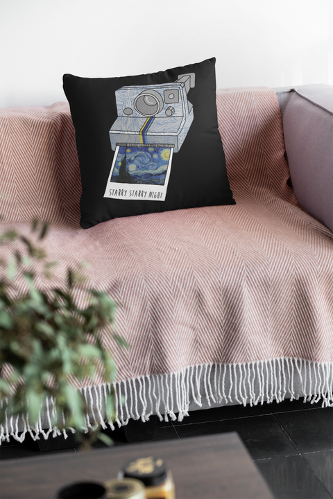 Starry Night Poloroid Cushion Cover