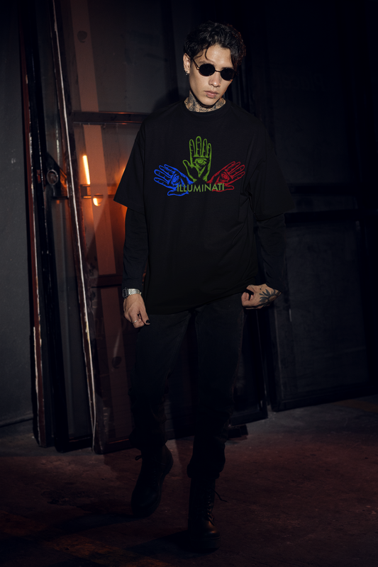 Illuminati 100% Cotton Oversized t-shirt
