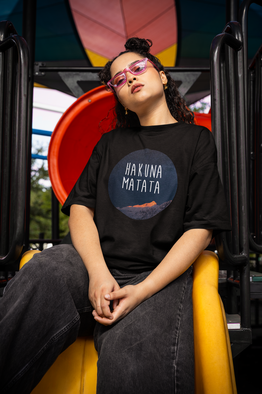 Hakuna Matata 100% Cotton Oversized t-shirt