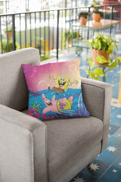 Spongebob & Patrick Cushion Cover