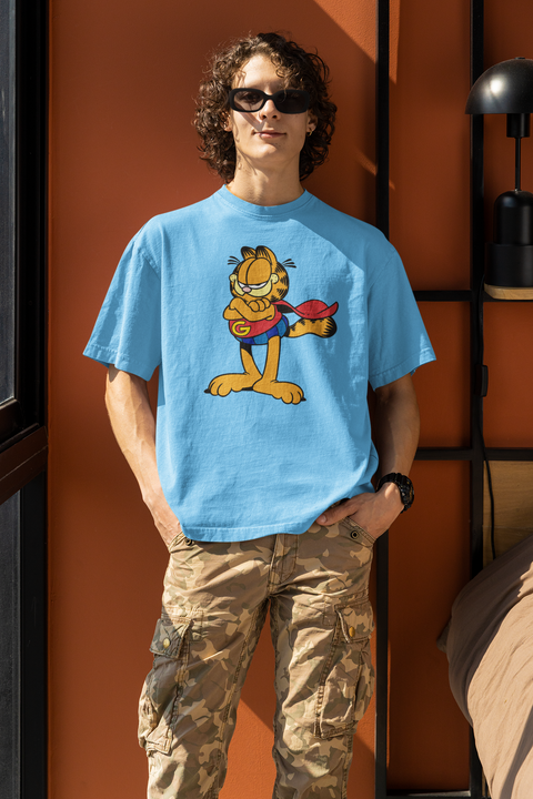 Super Garfield Oversized 100% Cotton Tshirt