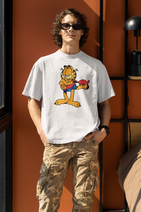 Super Garfield Oversized 100% Cotton Tshirt