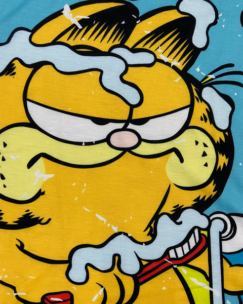 Garfield Hates Monday Oversized Raglan T-shirt