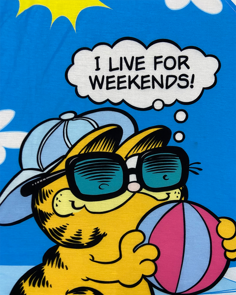 Garfield Weekends Oversized Raglan T-shirt