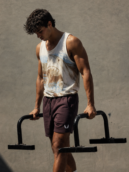 Shark attack Gym Tank