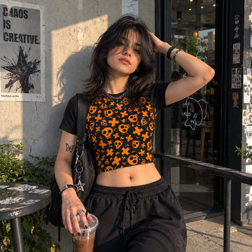Skully Crop top
