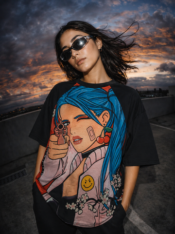 Slayer Oversized Raglan T-shirt