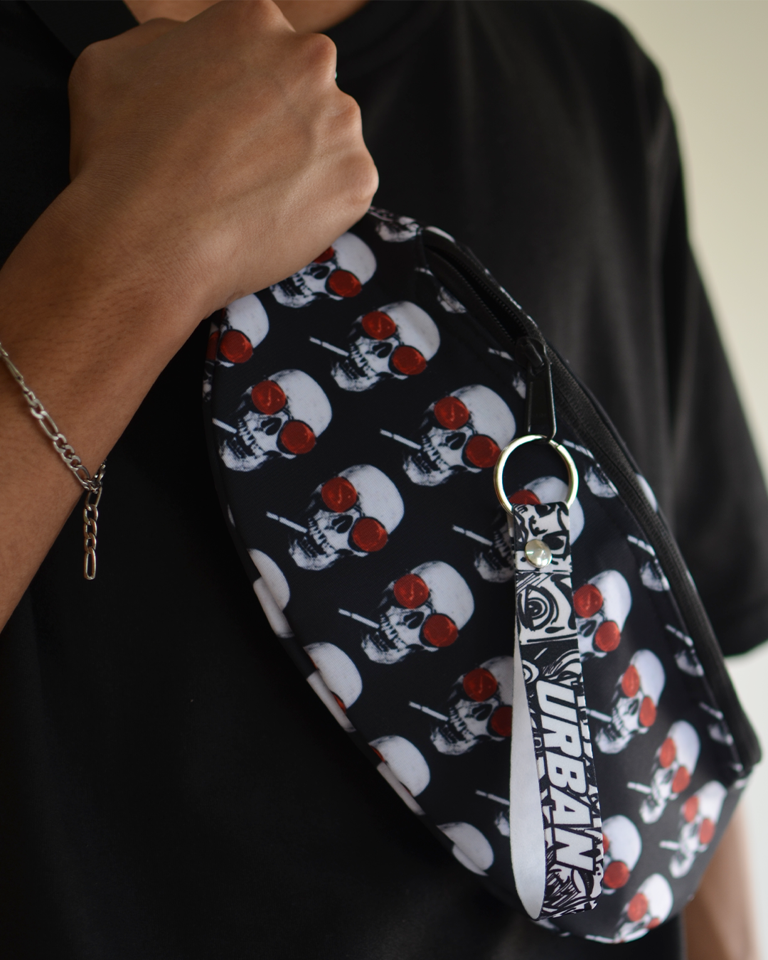 Smoking Skulls Fanny Pack