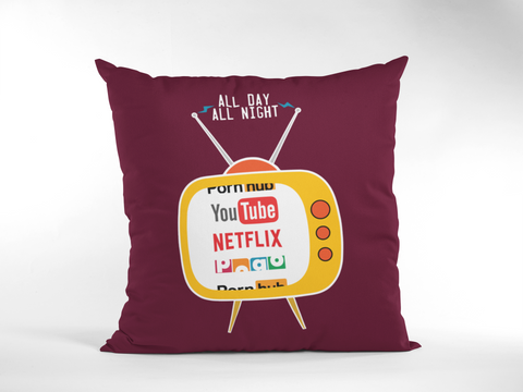 All Day All Night Cushion Cover