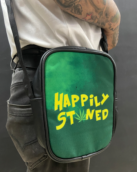 Happily Stoned Faux Leather Side Sling Bag