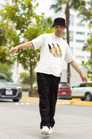 Garfield Claw Scratch Oversized 100% Cotton Tshirt