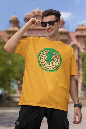 Pizza Power Ninja Turtles Oversized 100% Cotton Tshirt