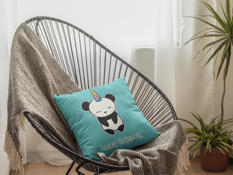 Lazy Unicorn Cushion Cover
