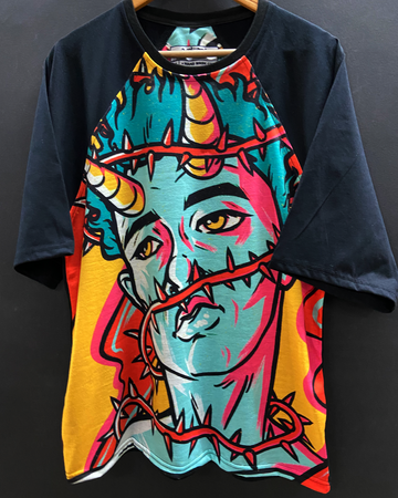 Thorns Oversized Raglan T-shirt