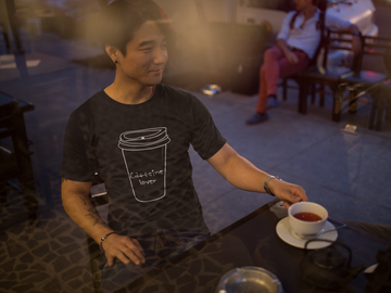Caffeine Lover 100% Cotton T-shirt
