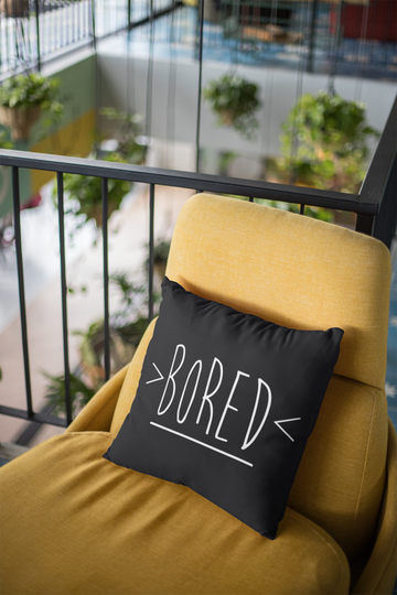 Bored Cushion Cover