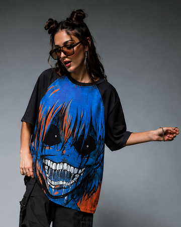 Vampire Oversized Raglan T-shirt