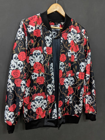 Skull Roses Bomber Jacket