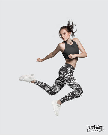 Black Anime Leggings